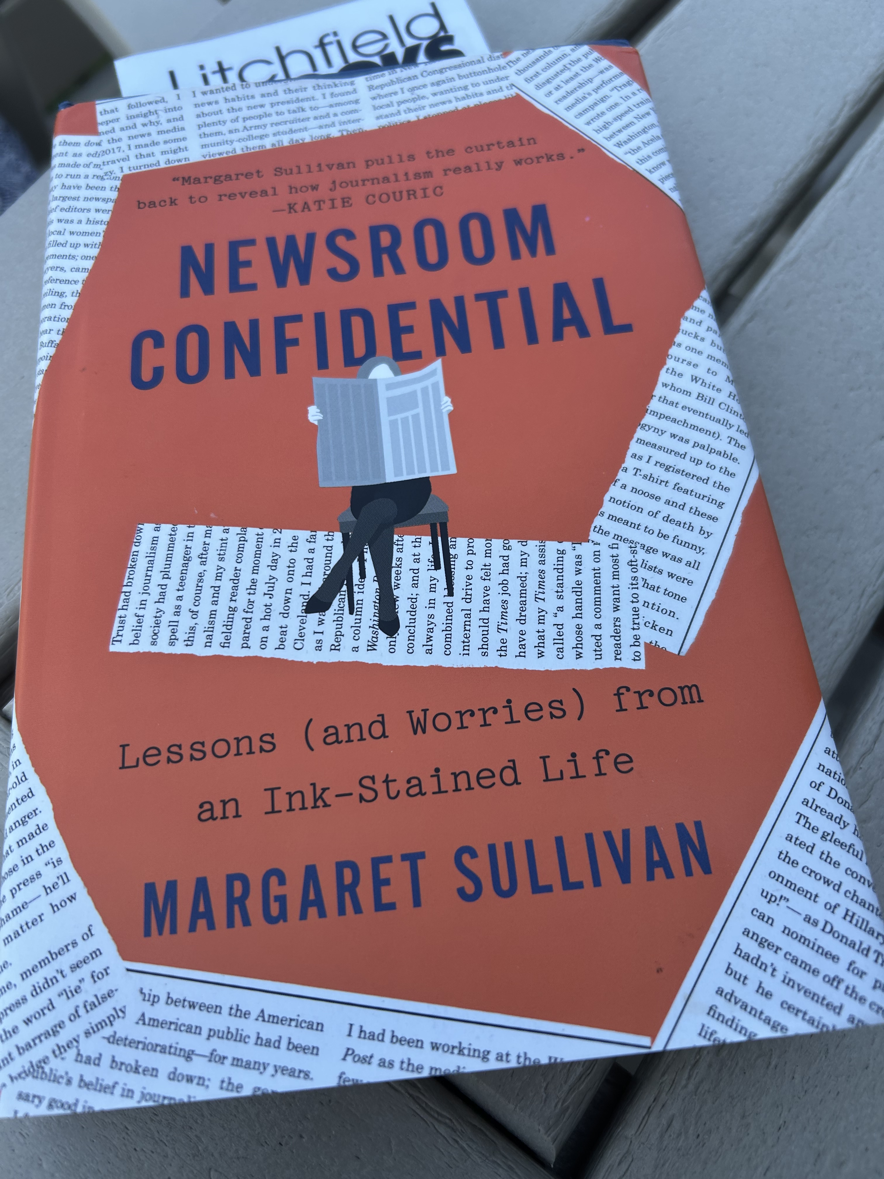Blink Book Review: “Newsroom Confidential: Lessons (and Worries) from an Ink-Stained Life” by Margaret Sullivan