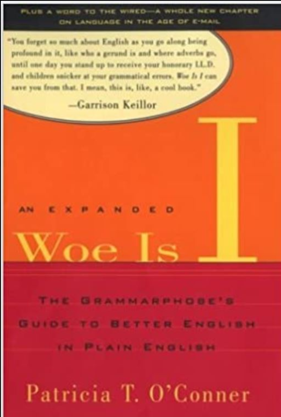 Blink Book Review: “Woe is I” by Patricia O’Connor